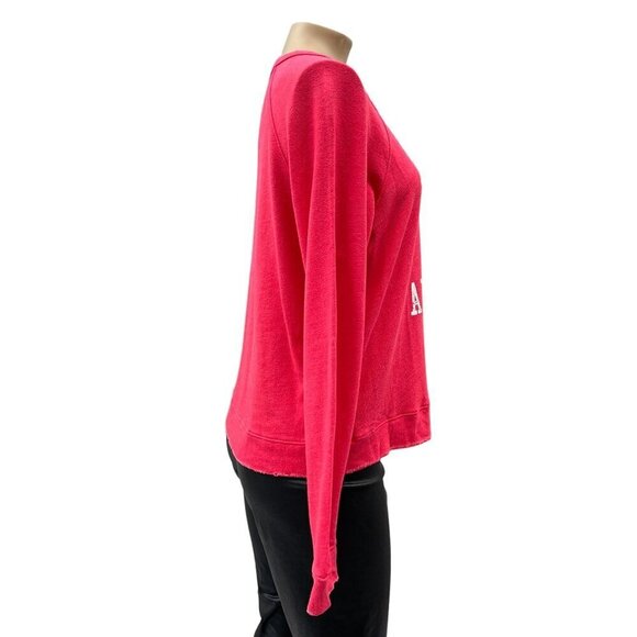 Sundry Young USA American Long Sleeve Red Pullover Sweatshirt Top Women Size 2 - Picture 10 of 10